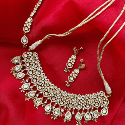 Anika Necklace - Ambraya Polki