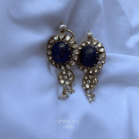 Reeva Earrings - Ambraya Polki