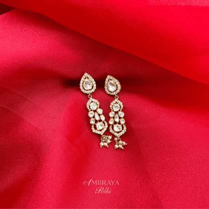 Anika Necklace Set - Ambraya Polki