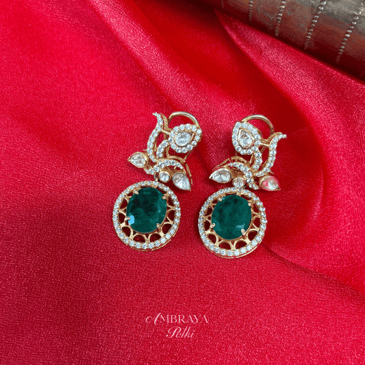 Miraya Earrings - Ambraya Polki