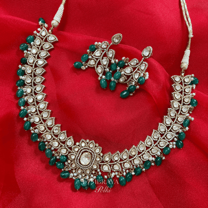 Malini Earrings - Ambraya Polki