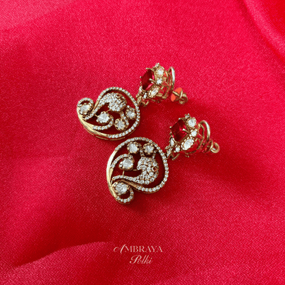 Adrita Necklace Set - Ambraya Polki