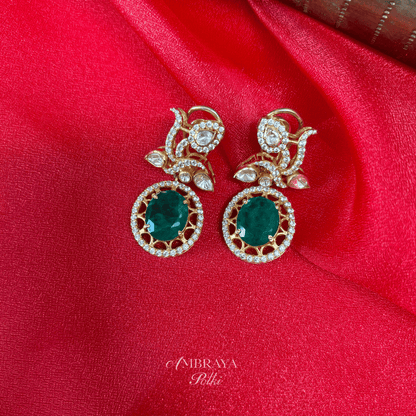 Miraya Earrings - Ambraya Polki