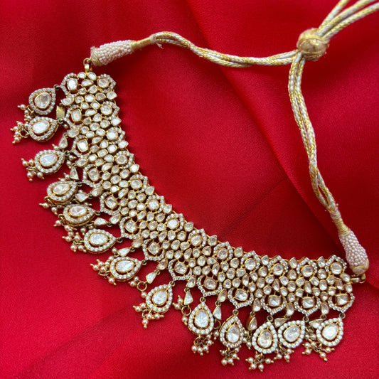 Anika Necklace - Ambraya Polki